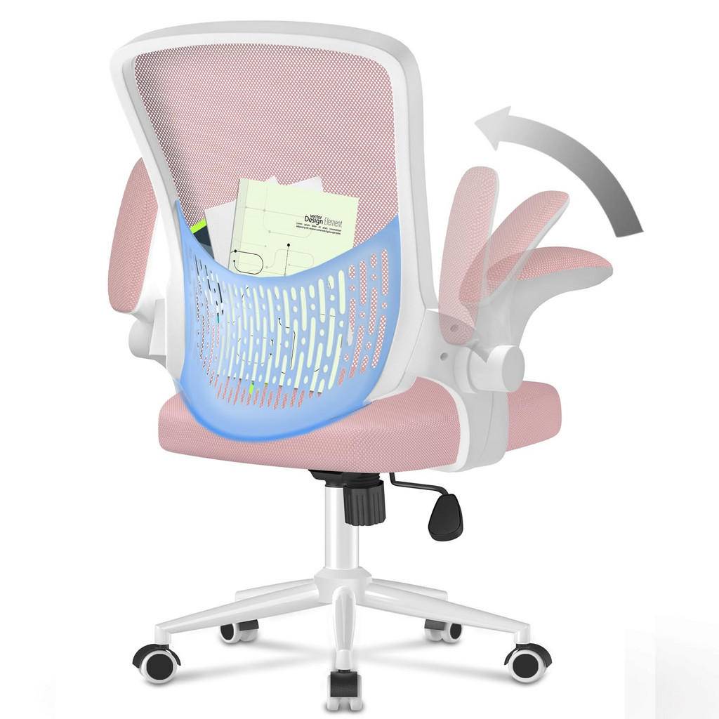KONTORSSTOL executive hög rygg PU läder Hem Kontor - Pink