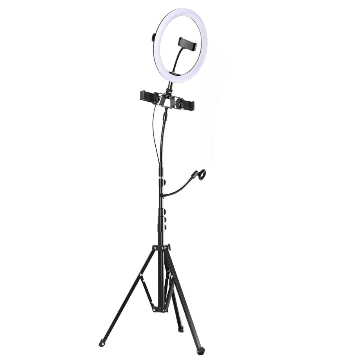 KENTFAITH 【$59.99 Flash Deal One order per customer】Selfie Ring Light ,11 inch(28 cm) Ring Light with 78.7 inch (200cm) Tripod and Phone Holders, 3 Color Modes, Bluetooth Remote Control Photography Lighting (Only Ship to US)