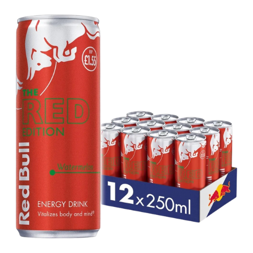 Red Bull The Red Edition - Vattenmelon 250ml - 12-pack