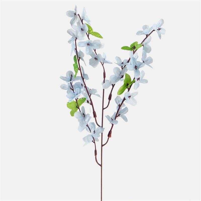 1 stk. Kunstig Forsythia 'Vårguld' Gren Blå 51 cm