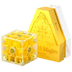 GAN 15 MagLev M 3x3 Zenith Tansparent Gold - Limited Edition