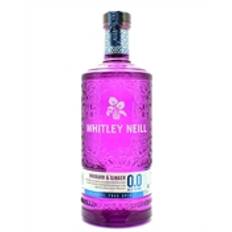 Whitley Neill Rhubarb & Ginger Alkoholfri Handcrafted Dry Gin 70 cl 0%