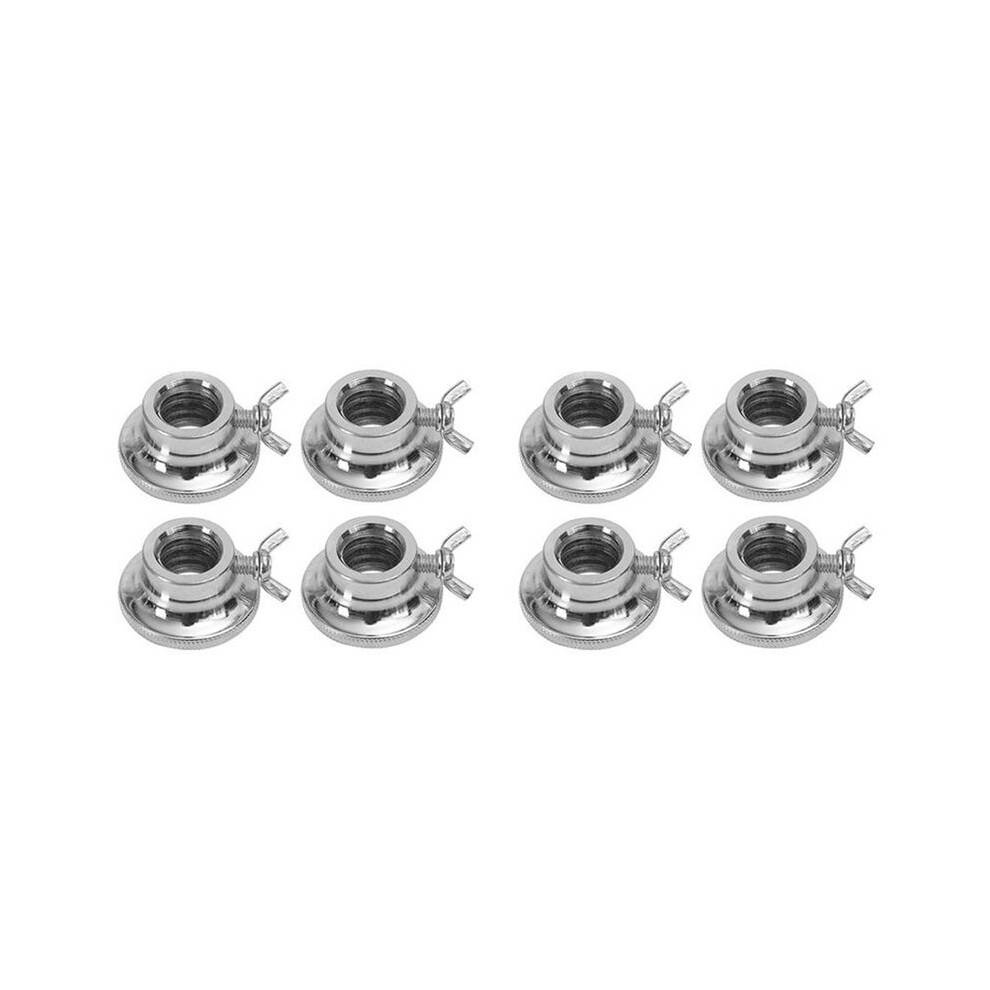8Pcs Barbell Spin Lock Collars Screw Clamps Anti Slip Spin-Lock Collars for Dumbbell Weight Lifting