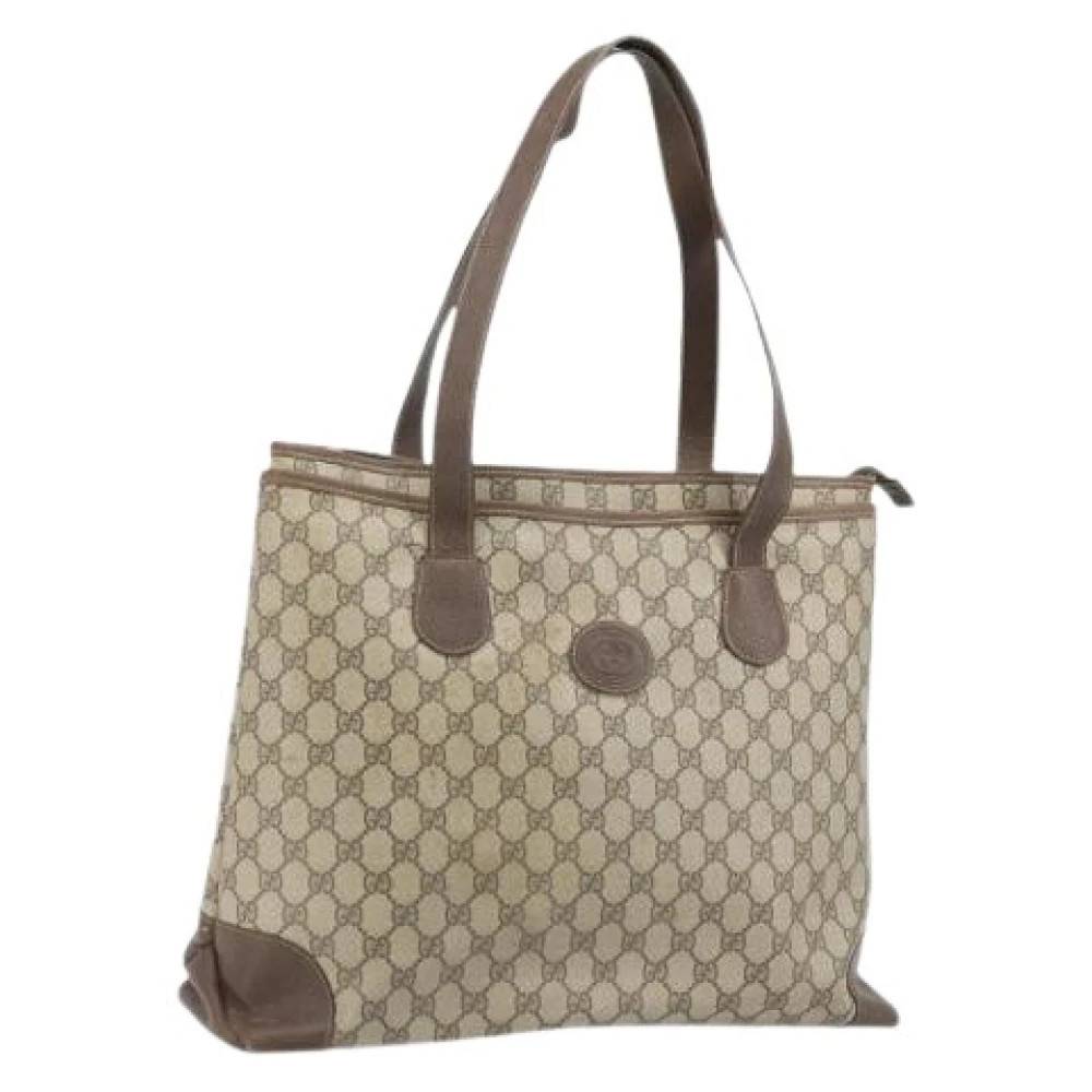 Gucci Vintage Pre-owned Vintage Tote Bag - Vintage - Dame - Beige - ONE SIZE - Uld