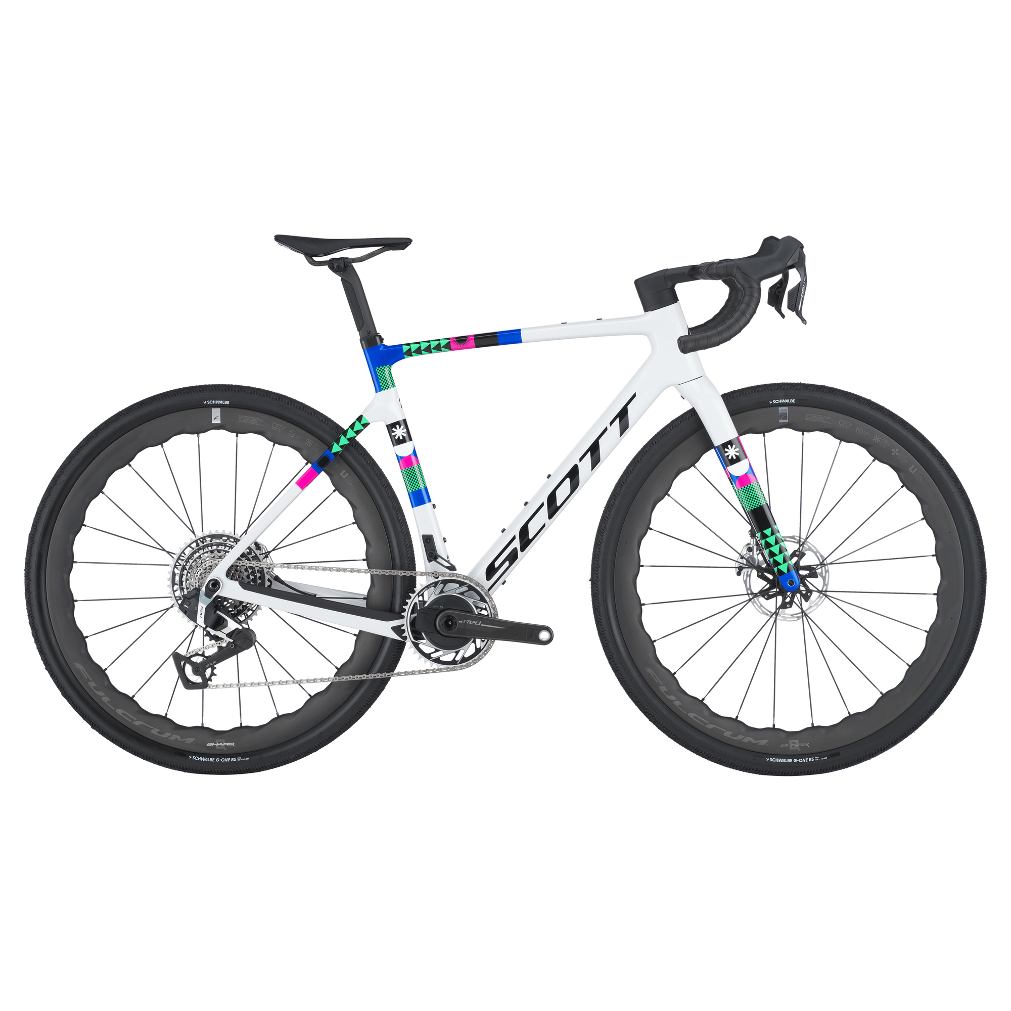 Scott Addict Gravel RC 2025 - Sram Red XPLR AXS 1x12sp - Fulcrum Sharq - 143 / S / beluga grey