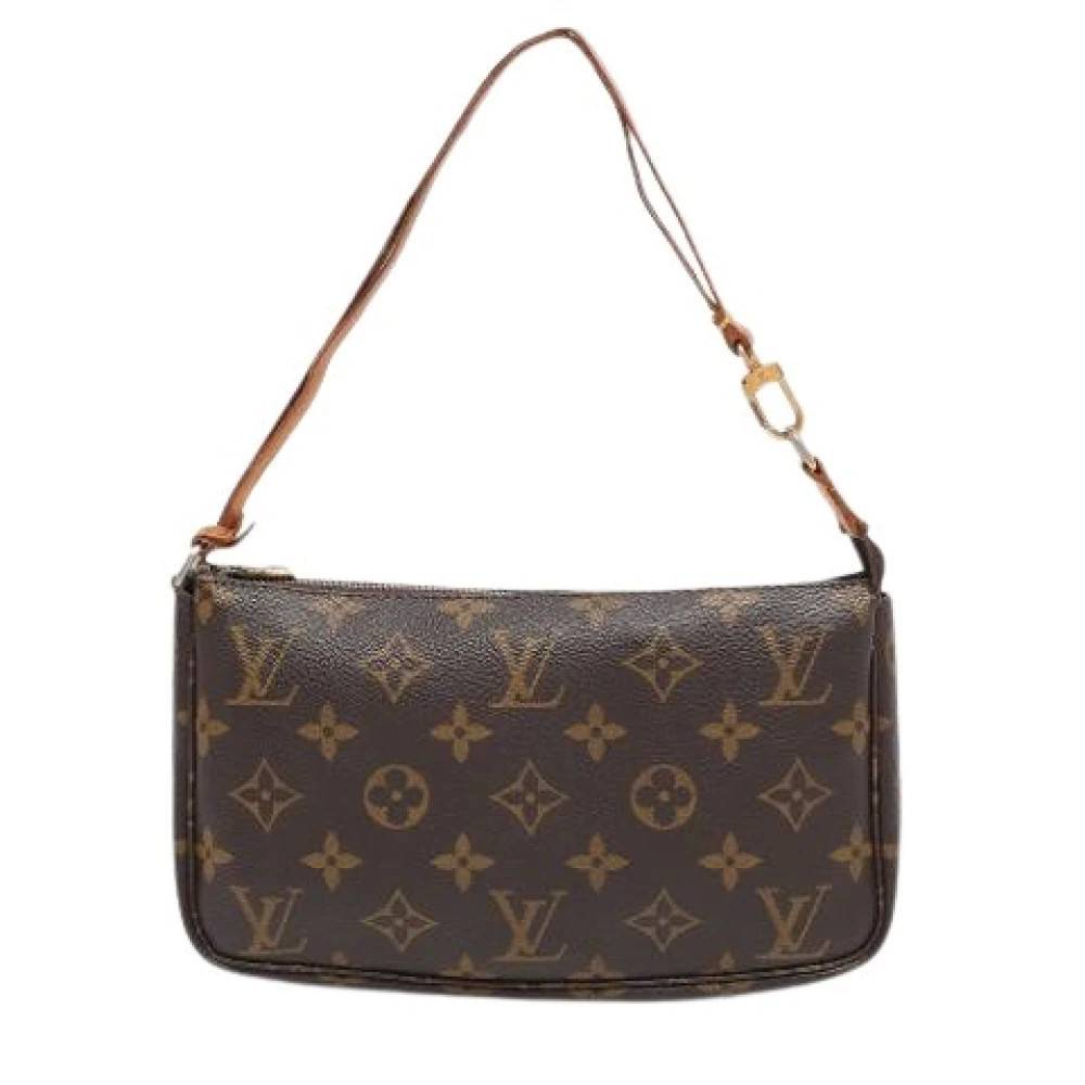 Louis Vuitton Vintage Pre-owned Canvas Skuldertaske - Vintage - Dame - Brun - ONE SIZE - Uld
