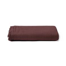 JUNA Plaid 130x190 cm i brun fra serien View | Køb her