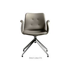 Bent Hansen Primum Chair - 4 star Return Swivel Polish Base - Zenso 3 Læder - 214 / Tilt