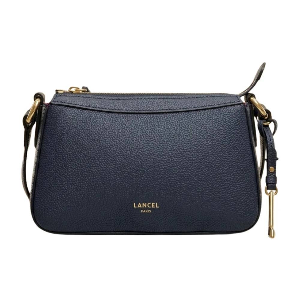 Lancel Faubourg Skuldertaske - Tasker - Dame - Blå - ONE SIZE - Uld