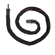 Digit Code Bicycle Alloy Steel Chain Lock Anti Theft & Cutting Scooter Motorcycle Bike Security Password Soft Collapsible (Color : B2-5 digit 90cm 650g) (A3 4 Digit115cm380g)
