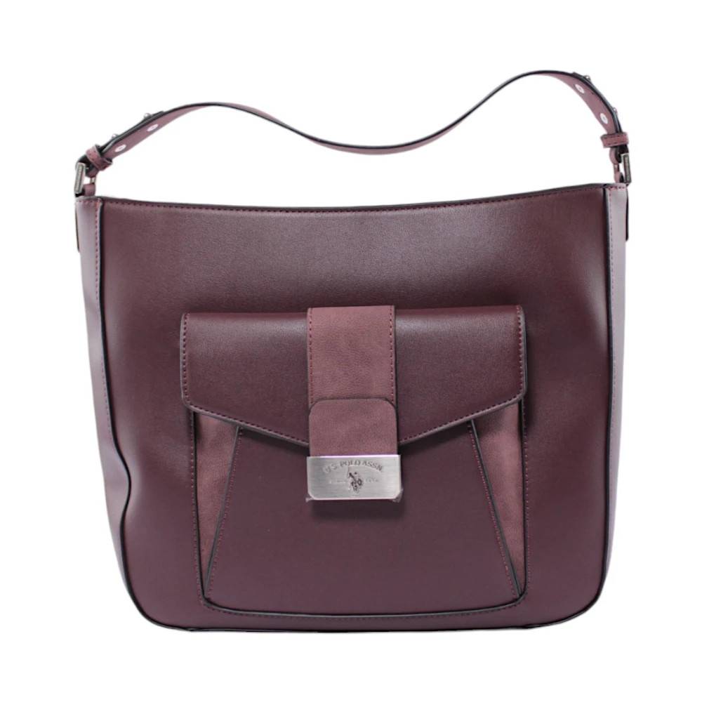 U.S. Polo Assn. Chic Hobo Taske - - Tasker - Dame - Lilla - ONE SIZE - Uld - Chic Hobo Taske