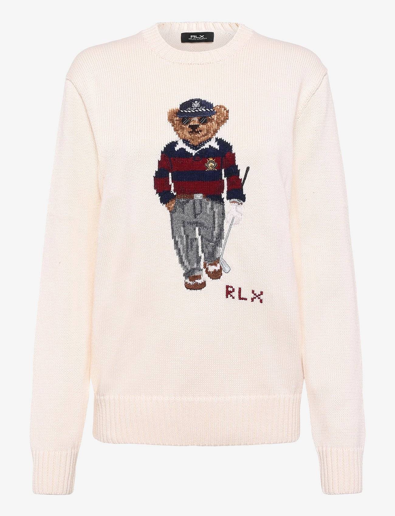 RALPH LAUREN GOLF Polo Bear Performance Sweater | Cream | XXL