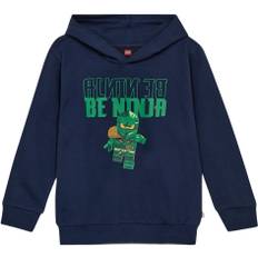 LEGO kidswear/LEGO børnetøj Lwsaku 701 Hooded Sweatshirt Str 122 cm - Blå Sweatshirts hos Magasin