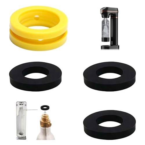 4 Stycken Reservdelar för Sodastream Terra/ART/DUO - Tätningar för CO2-adapter - Kompatibel med Brita Sodastream Cystal Sodaclub Wassermaxx MySodaPop Spudelino