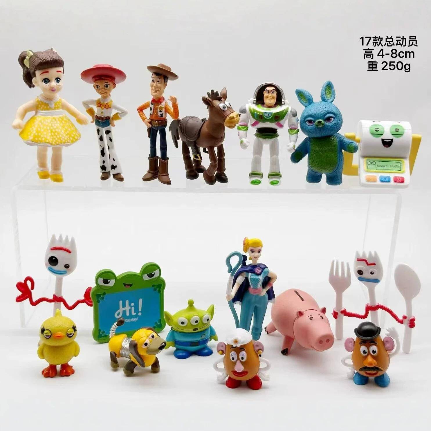 17 Karaktärer Actionfigur Set Anime Modell Prydnader