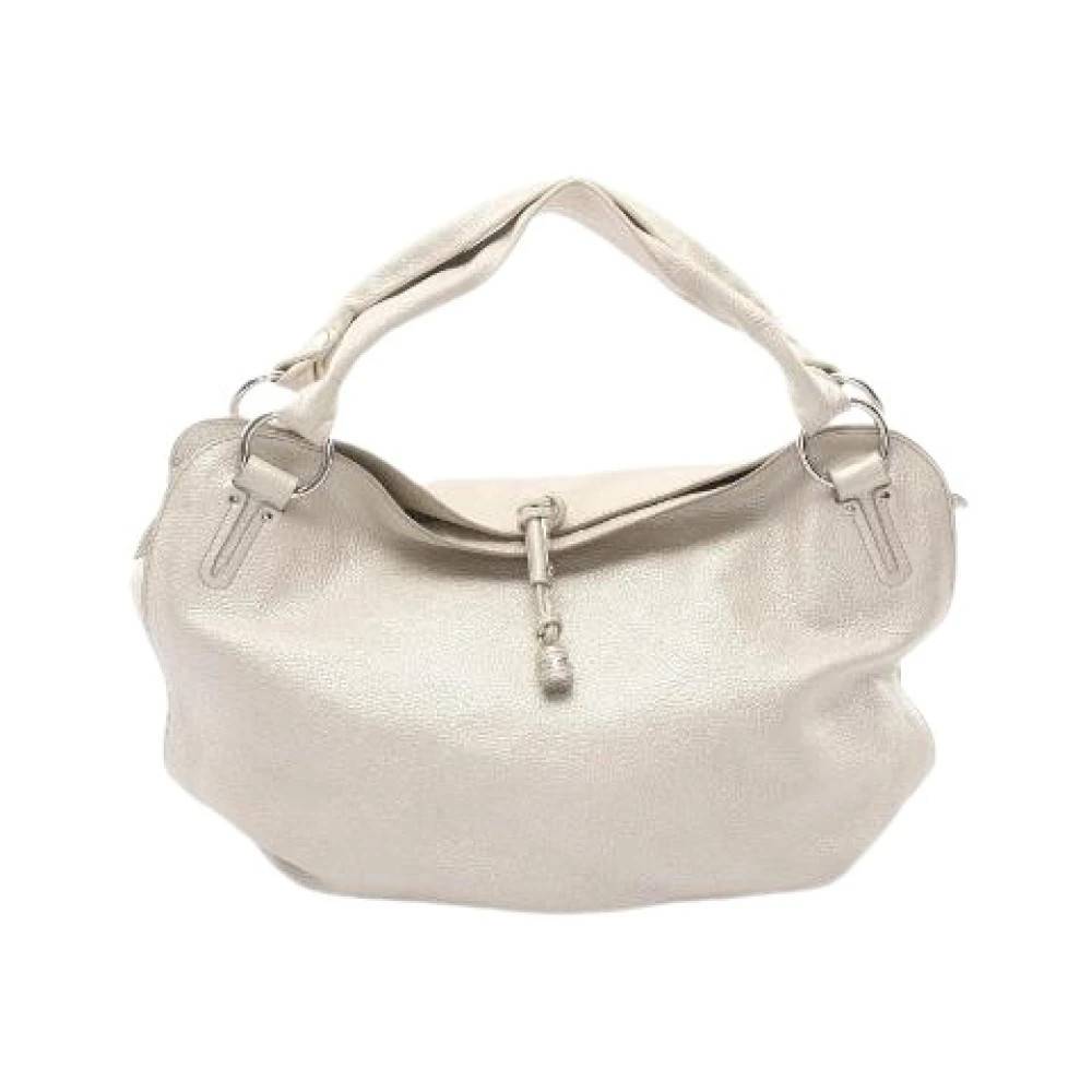 Celine Vintage Pre-owned Bittersweet Læder Håndtaske - Vintage - Dame - Hvid - ONE SIZE - Læder