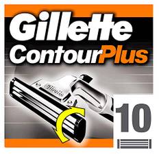Gillette Contour Plus Rasierklingen für Männer, 10 Stück
