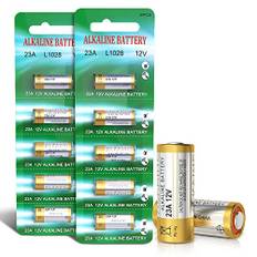 23 A 12 V alkaliska batterier A23S MN21/23 L1028 A23 12 V batteri 10 stycken 【3 års garanti】