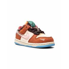 Nike Kids - x Social Status Dunk Mid Chocolate Milk sneakers - barn - läder/gummi/Tyg - 8C - Rosa