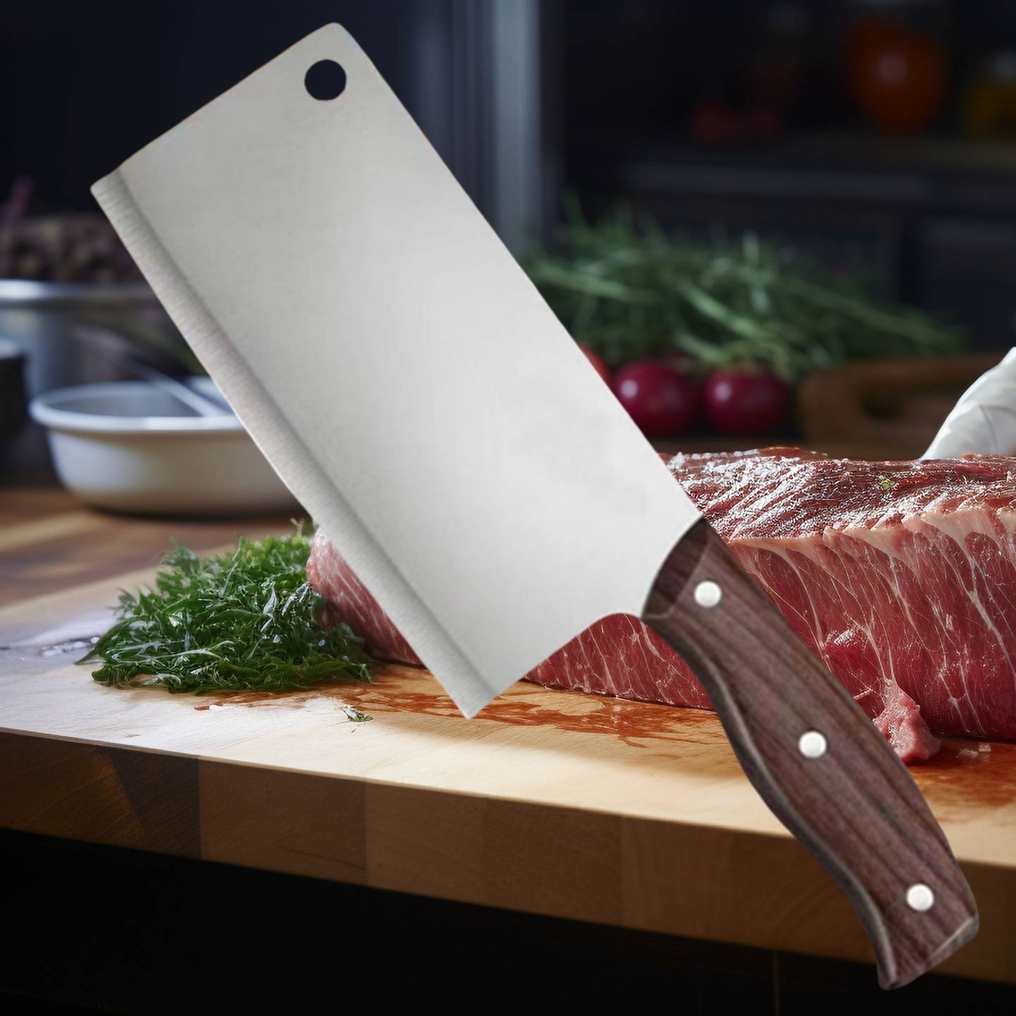 High Quality Kitchen Knives Kitchen Multi-purpose Sharp Slicer Stainless Steel Chef's Meat Knife Cost-effective Knives Kitchen
