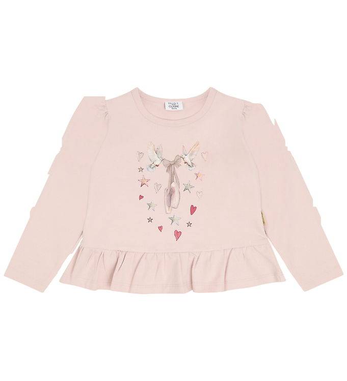 Hust and Claire Bluse - HCAlma - Dove - Hushed Pink - Hust and Claire - 6 år (116) - Bluse