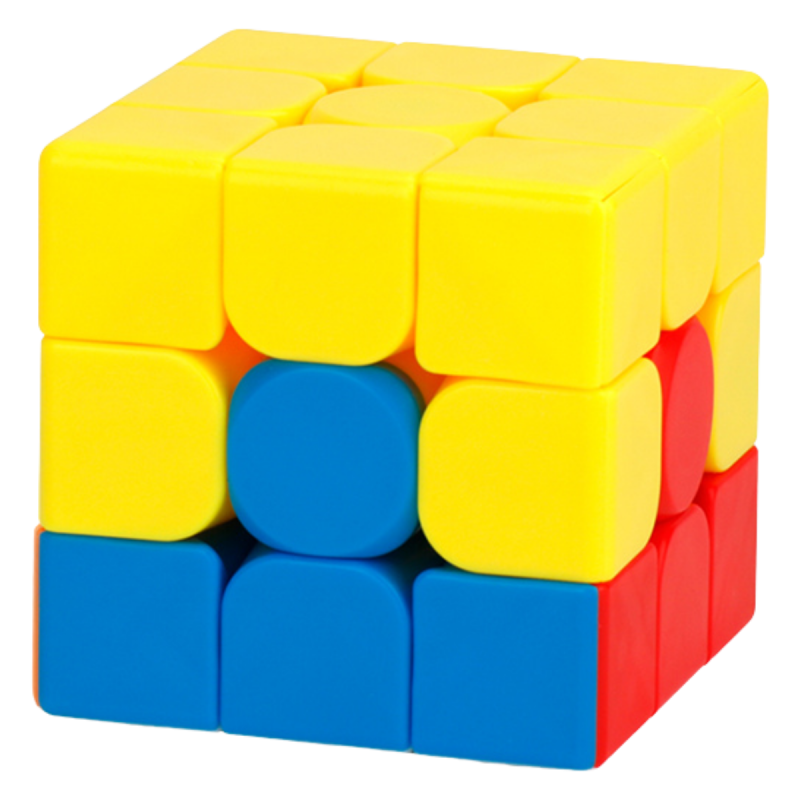 MoYu Teaching Series Concave-Convex 3x3 Cube Stickerless - Beginner-Friendly Educational Cube - Rubiks Kub
