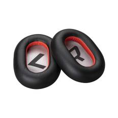 POLY|HP Voyager 8200 Black Leatherette Ear Cushions (2 Pieces)