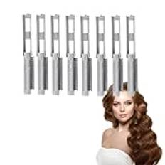 DEWIN Hårpermstänger - Curling Rollers, Perm Perm Rods, 25st Hair Perm Rods Rollers Clips Curling Iron Clamp Hair Styling Tool for Hair Salon