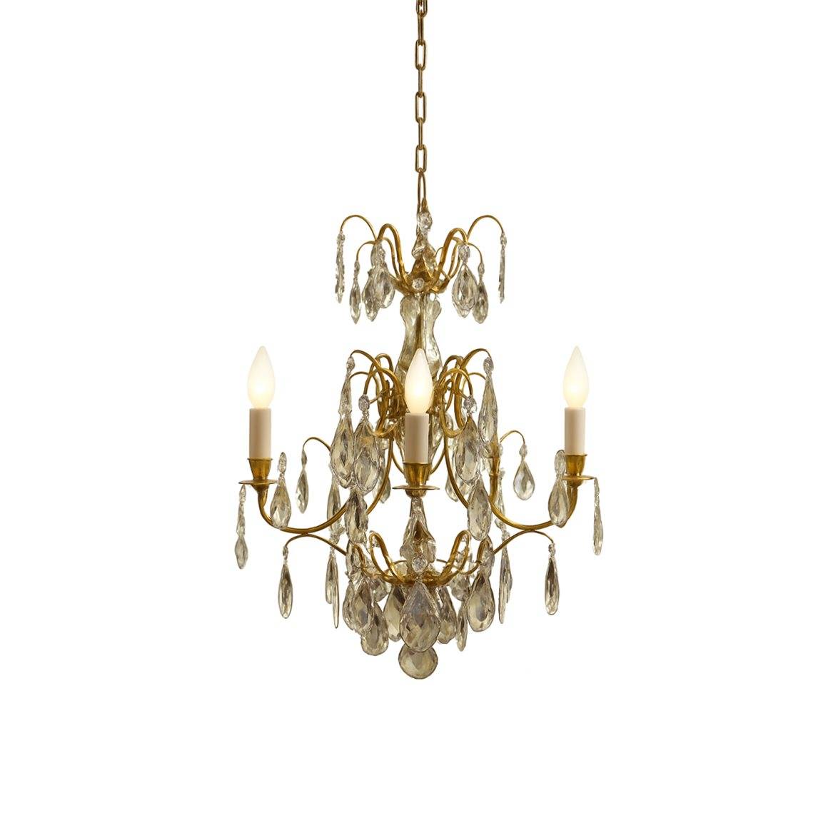 Vintage by Bright 1-2-3 Kristallkrona Belle Époque 50 cm