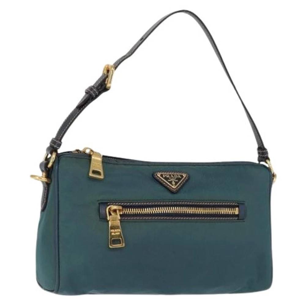 Prada Vintage - Pre-owned Vintage Nylon Axelremsväska Vintage - Dam - ONE Size - Nylon