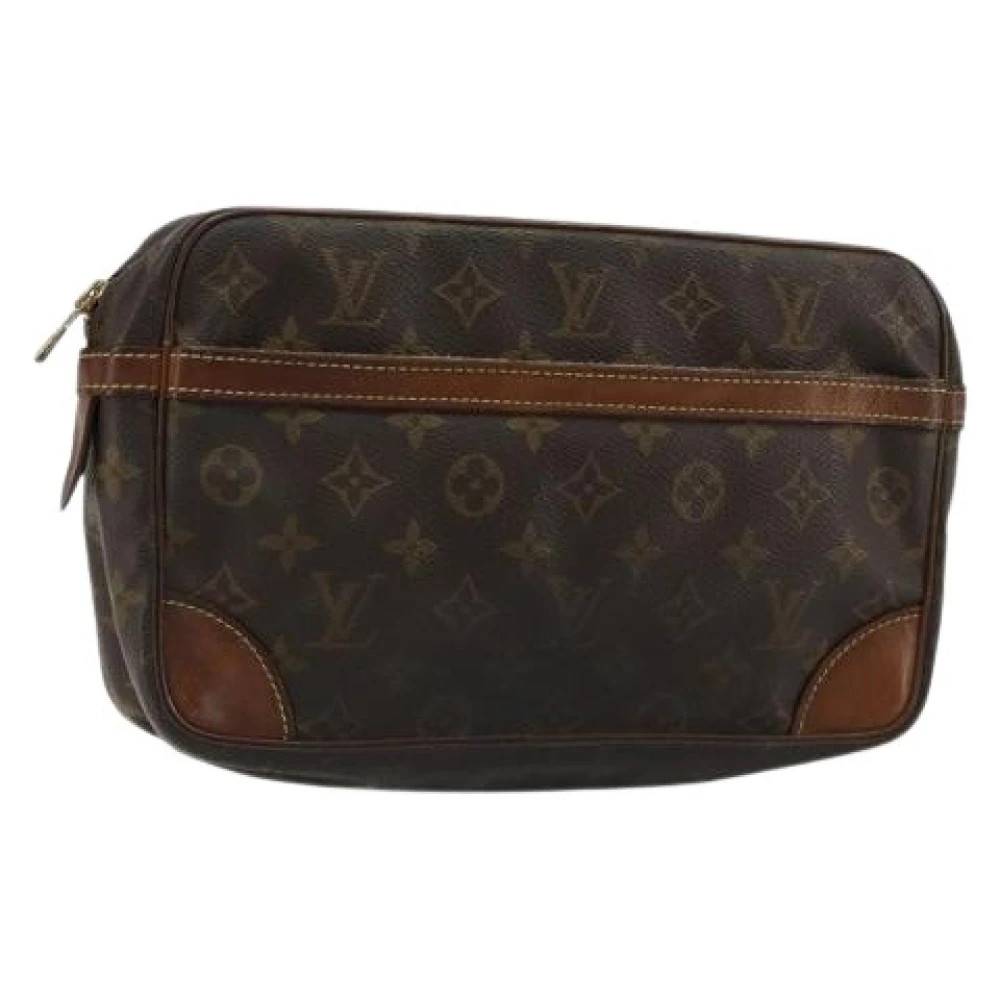 Louis Vuitton Vintage Pre-owned Clutch Taske - Vintage - Dame - Brun - ONE SIZE - Læder