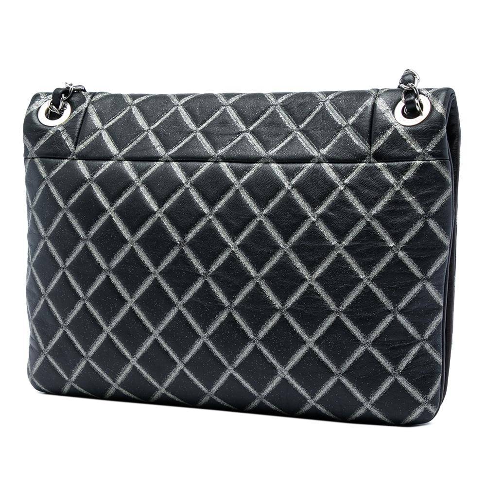 Chanel Vintage Chanel Flap Bag Stl. - Chanel Vintage Från Magasin - Black (L 21cm x W 29cm x D 2cm)
