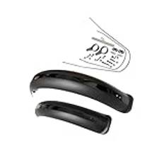 AOLUOER Cykelstänkskärmar Fat Tire Mud Guards Stänkskydd Set 26/20" X4.0 Stänkskydd for B//M//X Folding Snow E-Bike Cykel M//T//B Cykeltillbehör(20 inch)