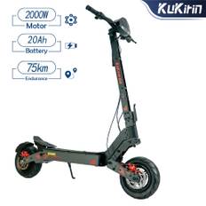 Kukirin G4 70 km/t og 75 km rækkevidde, 2000W 20AH, 11" dæk, 6-let sikkerhedssystem elektrisk scooter
