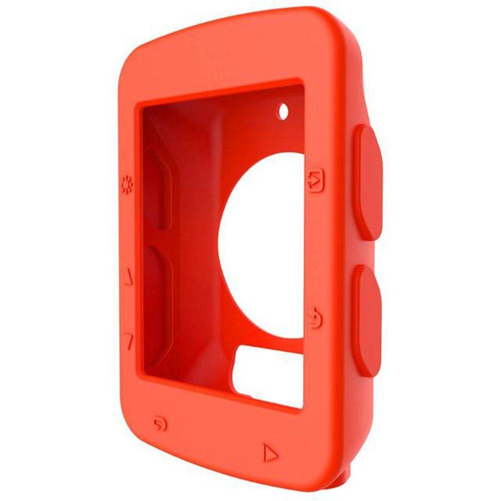 Mjukt skydd för cykeldator silikonfodral skydd för garmin edge 520 cykeldator cykeltillbehör - orange