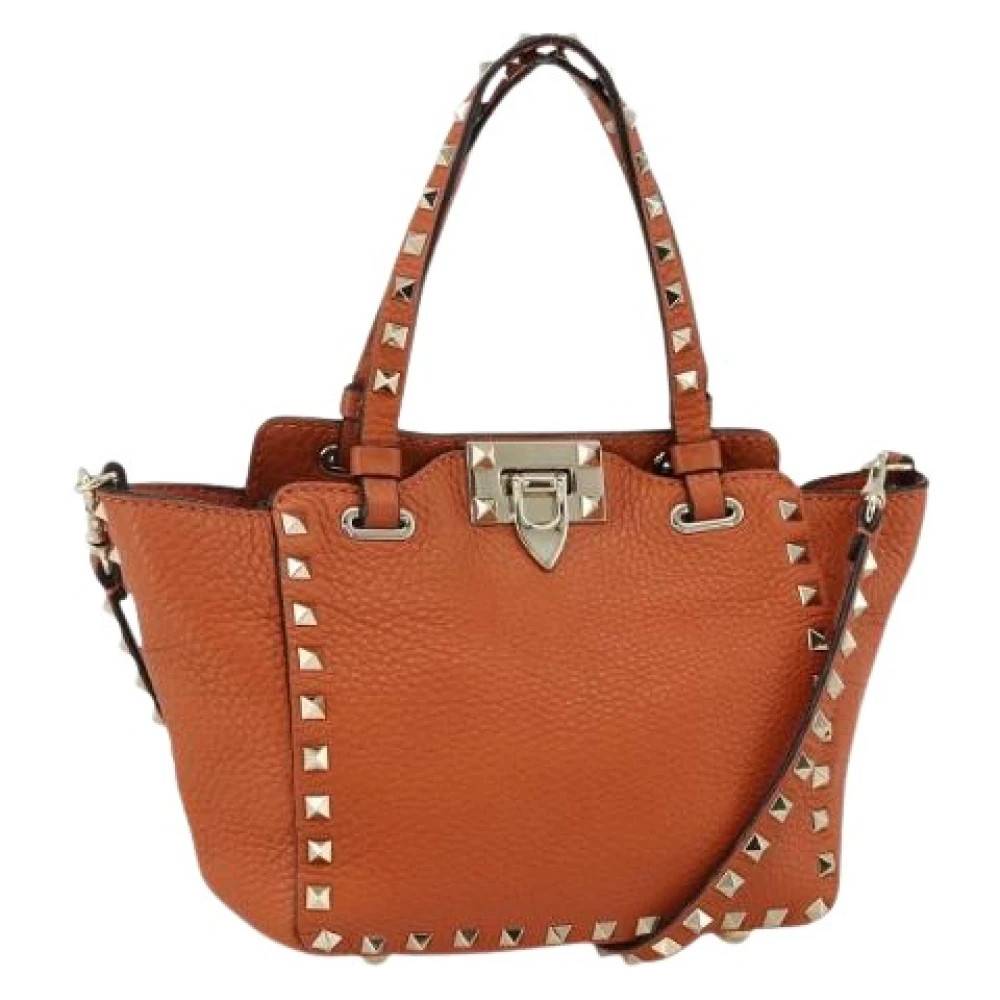 Valentino Vintage Pre-owned Vintage Håndtaske - Vintage - Dame - Orange - ONE SIZE - Uld
