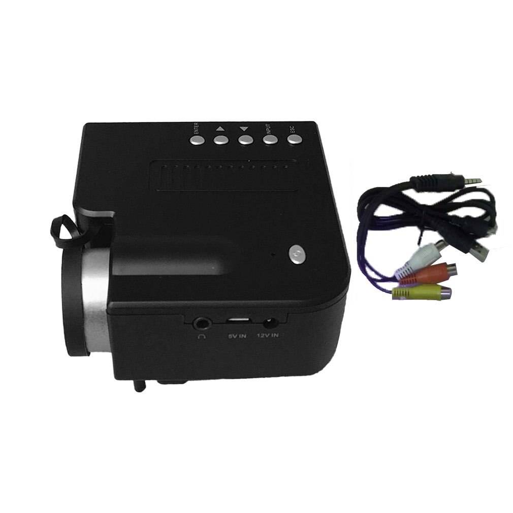 Uc28b mini bärbar led projektor 1080p lcd multimedia hemmabio usb tf led beamer projektor för hemmabruk