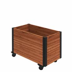 Blomsterkasse Cubic Living 87x47x65,5 cm, brun