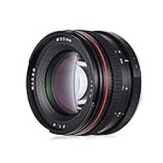 50mm f/1.4 USM Large Aperture Standa Anthropomorphic Focus Lens Camera Lens Low Dispersion for Nikon D7000 D7100 D200 D300 D700 D750 D810 D800 D3200 D3300 D5200 D40 D90 D5500 DSLR Cameras-PLUT