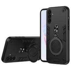 EIDERWOOD Samsung Galaxy A36 (5G) Hybrid Cover m. 360 Grader Roterbar Kickstand - MagSafe Kompatibel - Sort