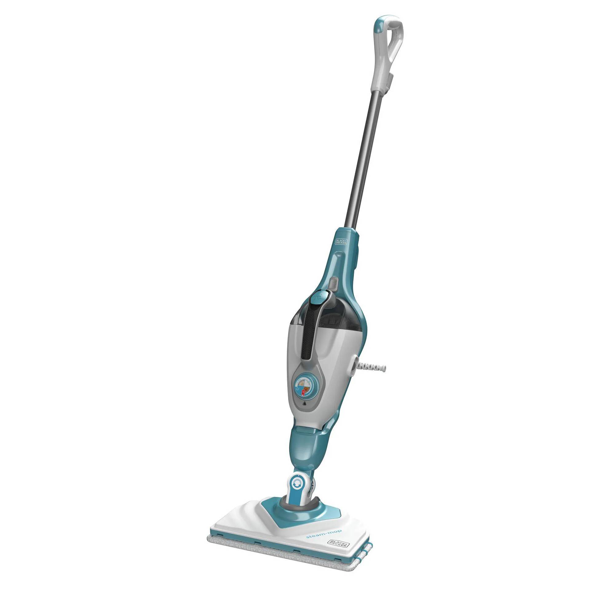 Black & Decker Dampmoppe 2-i-1 med deltahoved, BHSM1610DSM, 15 tilbehør, 1600W