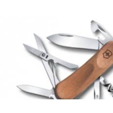 Victorinox EvoWood 14, Fällkniv av slipjoint-modell, Kniv med flera verktyg, 20 mm, 73 g