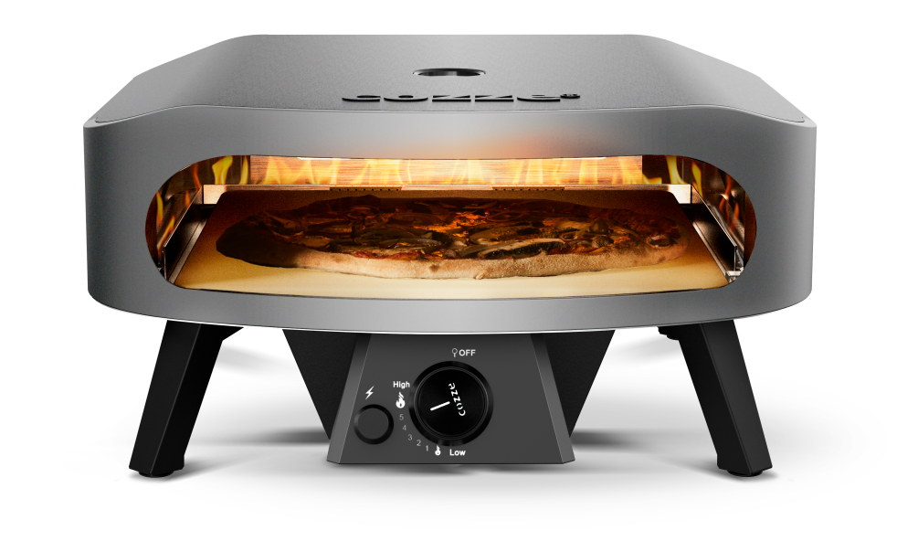 Cozze Gas Pizzaofen 17 Classic inkl. Hitzschild & Anschluß-Set
