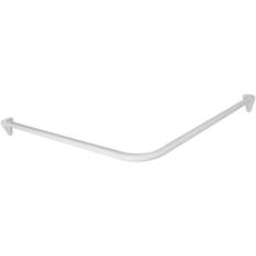 Arrow Safir Forhængsstang Vinklet, hvid, 900 mm