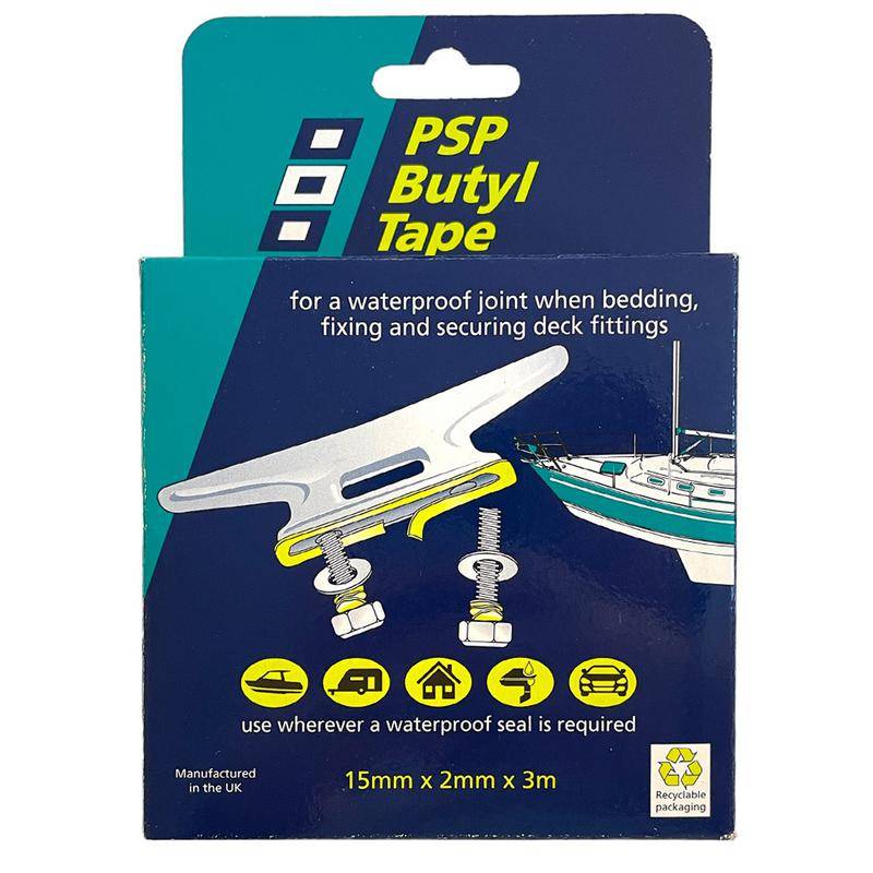 Butyl Tejp Grå 15x2mm 3 Meter