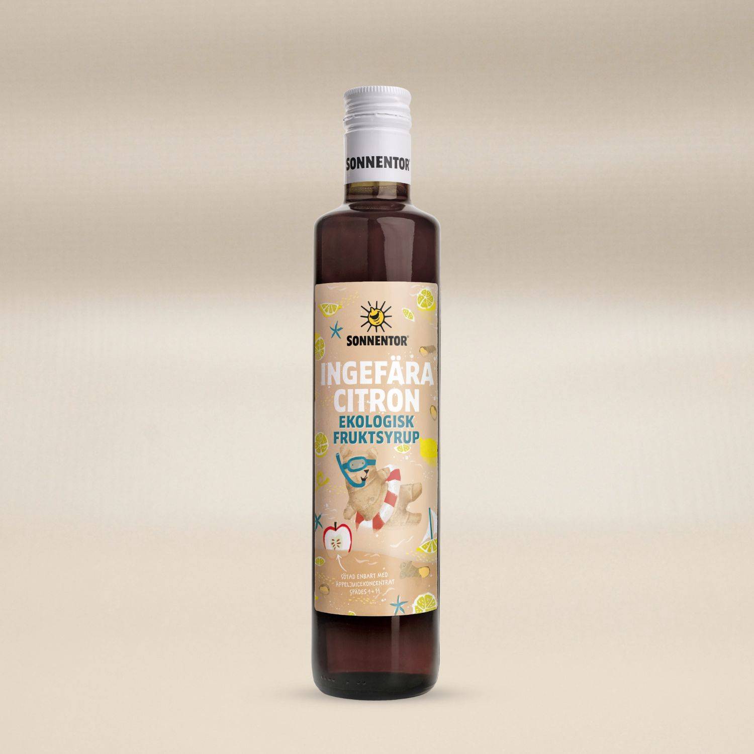 Sonnentor Syrup Ingefära Citron EKO 500ml