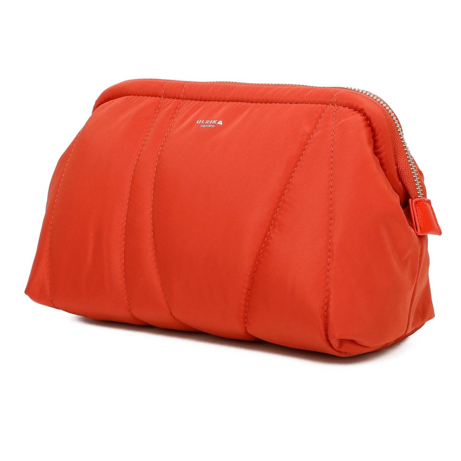 Ulrika Quilt Toilettaske Mellem Orange