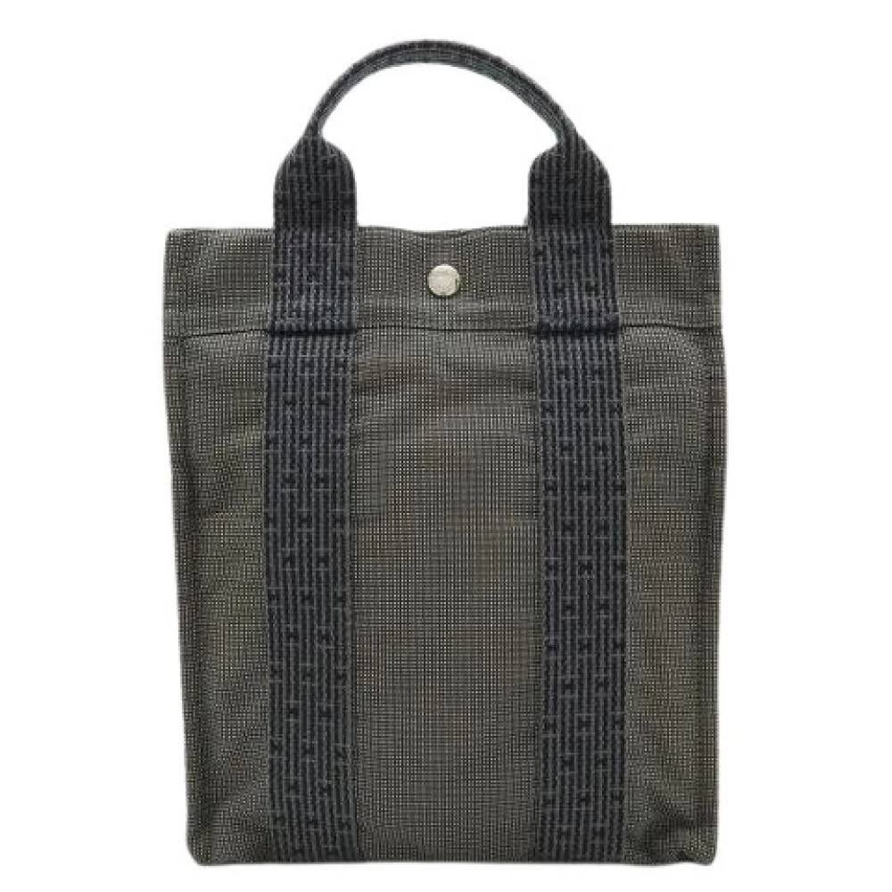Hermès Vintage Pre-owned Canvas Aline Rygsæk PM - Vintage - Dame - Grå - ONE SIZE -