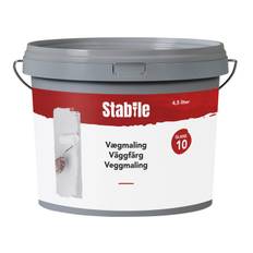 Vægmaling 10 hvid 4,5 liter - Stabile