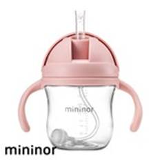 Mininor Sugerørskop Tritan 220ml, Rose